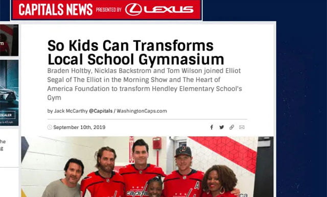 MSE Foundation & Washington Capitals