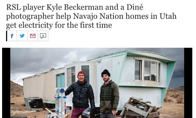 Navajo Mylo, RSL Foundation & Goal Zero