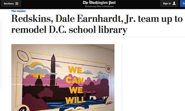 Redskins & Dale Jr. Foundation